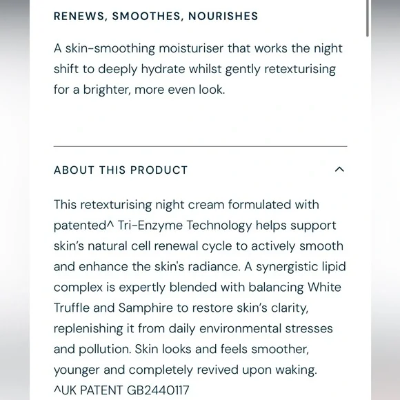 💦 Elemis Dynamic Resurfacing Night Cream - 50ml - Picture 3 of 4